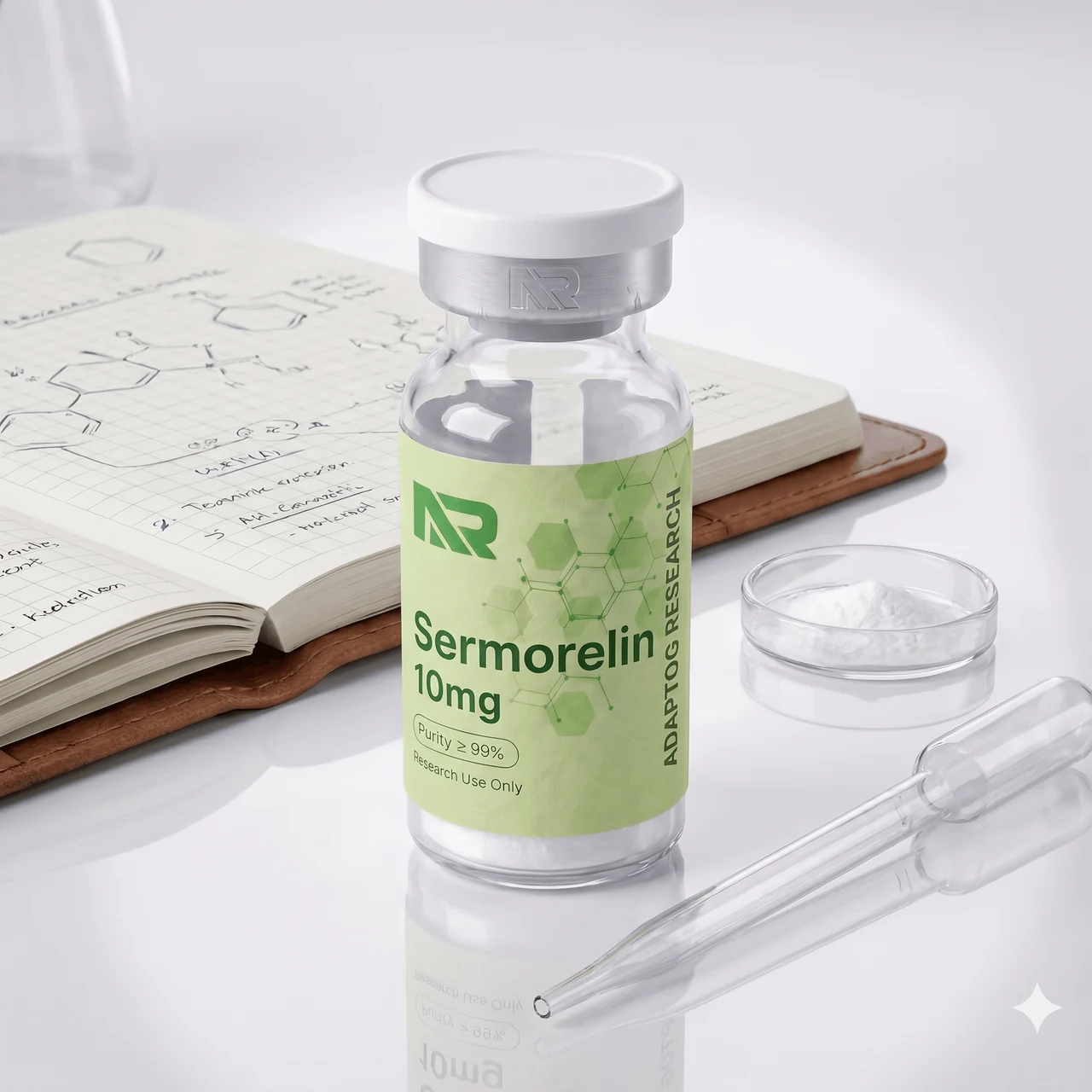 Sermorelin research vial